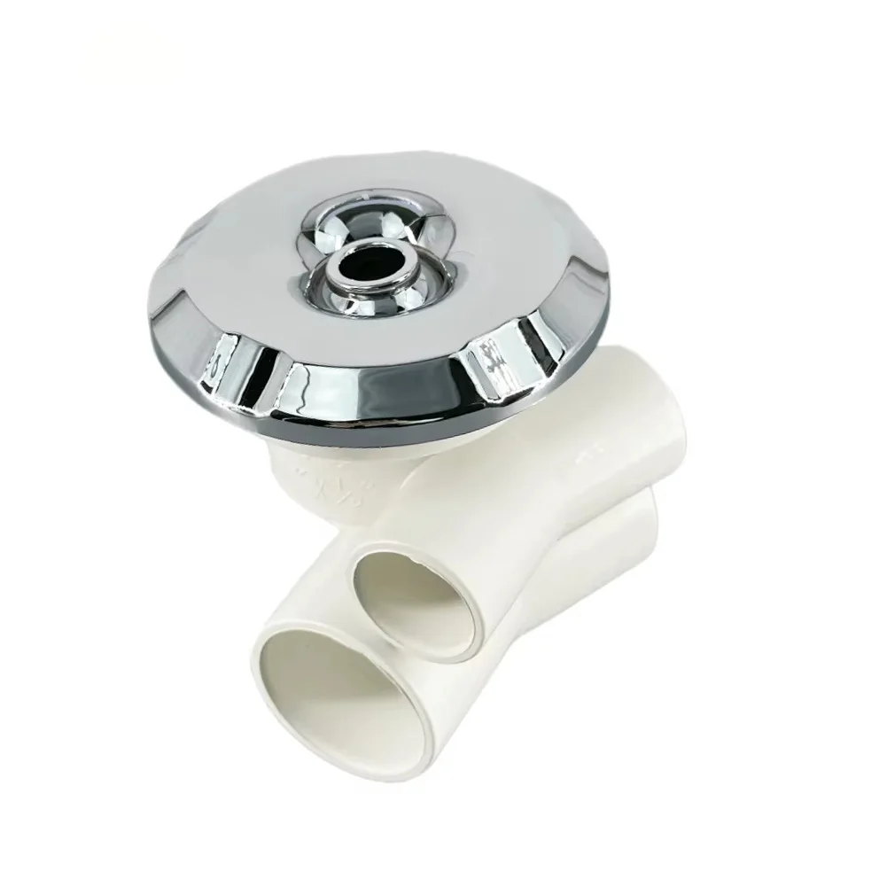 Silver White 3/4 Inch Pool Massage Jets Bathtub Nozzle Stainless Steel PVC Water Outlet Fitting For Home Spa Tub Plumbing Parts