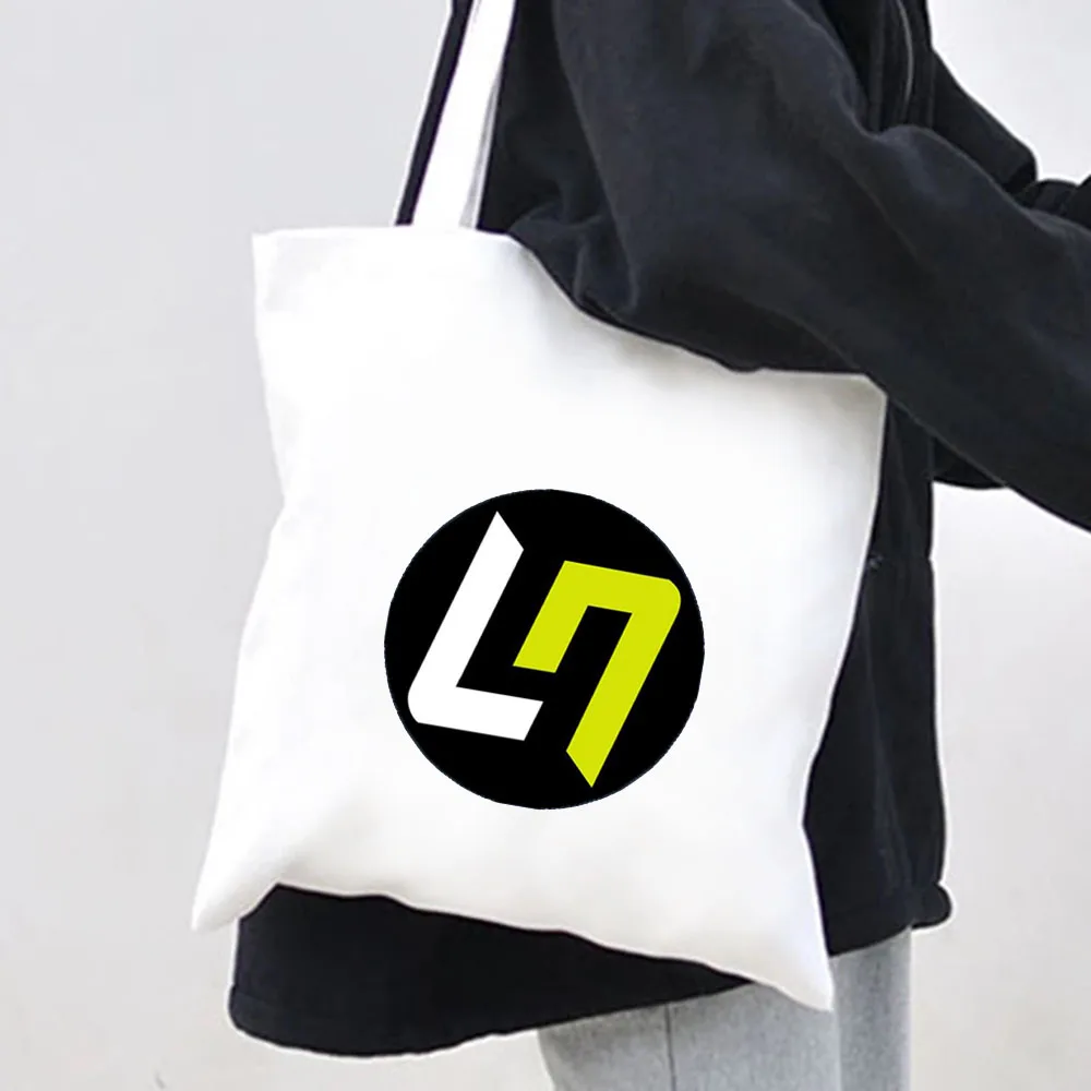 F1 Formula 1 Lando Norris Bottas Racing Car Women Canvas Shopper Bag Cotton Handbag Harajuku Tote Shoulder Lady Eco Shopping Bag