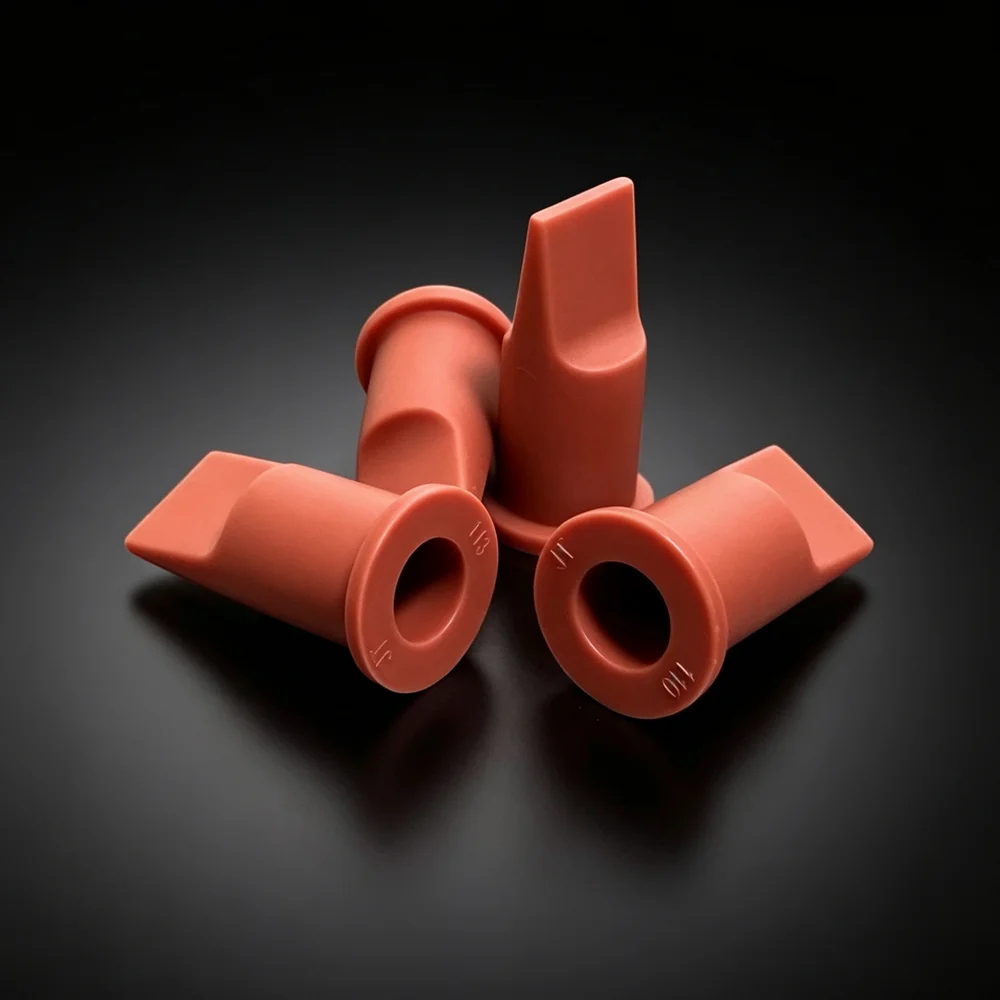 2PCS Fluor Rubber Ozone One Way Rubber Duckbill Valve