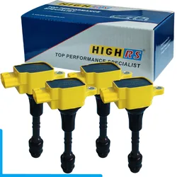4 Ignition Coils for Nissan X-Trail T30 T31 QR20DE QR25DE Murano Z50 Teana J31 Altima L31 Sentra C24 B15 2.0 2.5 22448 8H315