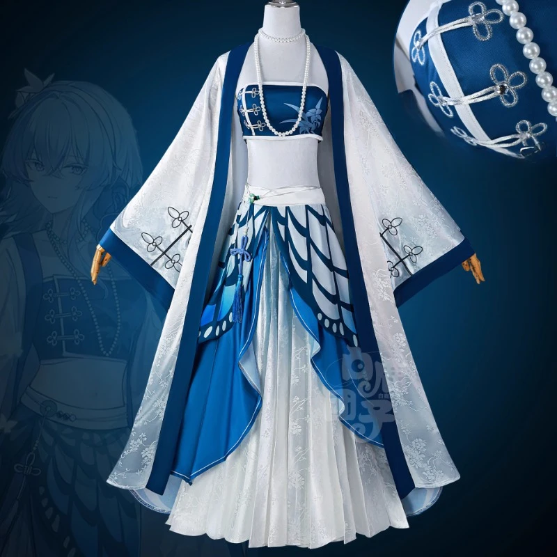 WuWa Tsubaki Cosplay Costume Wuthering Waves COS Outfits The Shorekeeper Role Play Dress Uniform Suit Halloween Carnival Party