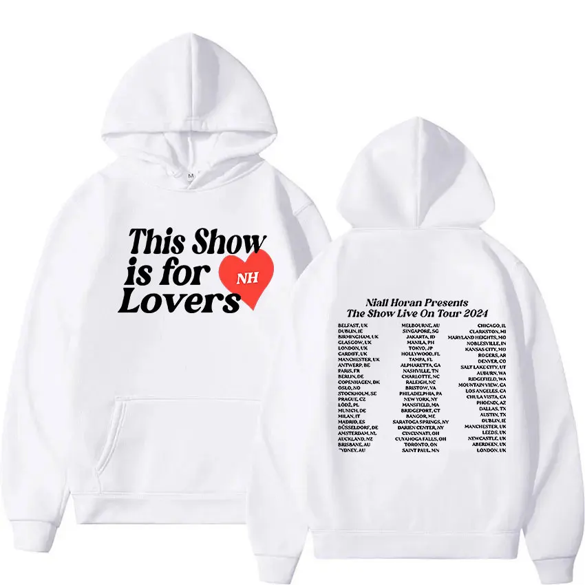 Niall Horan The Show Live on Tour 2024 New Album Hoodie Men Women Casual Fashion High Quality Oversized Sweatshirts Streetwear