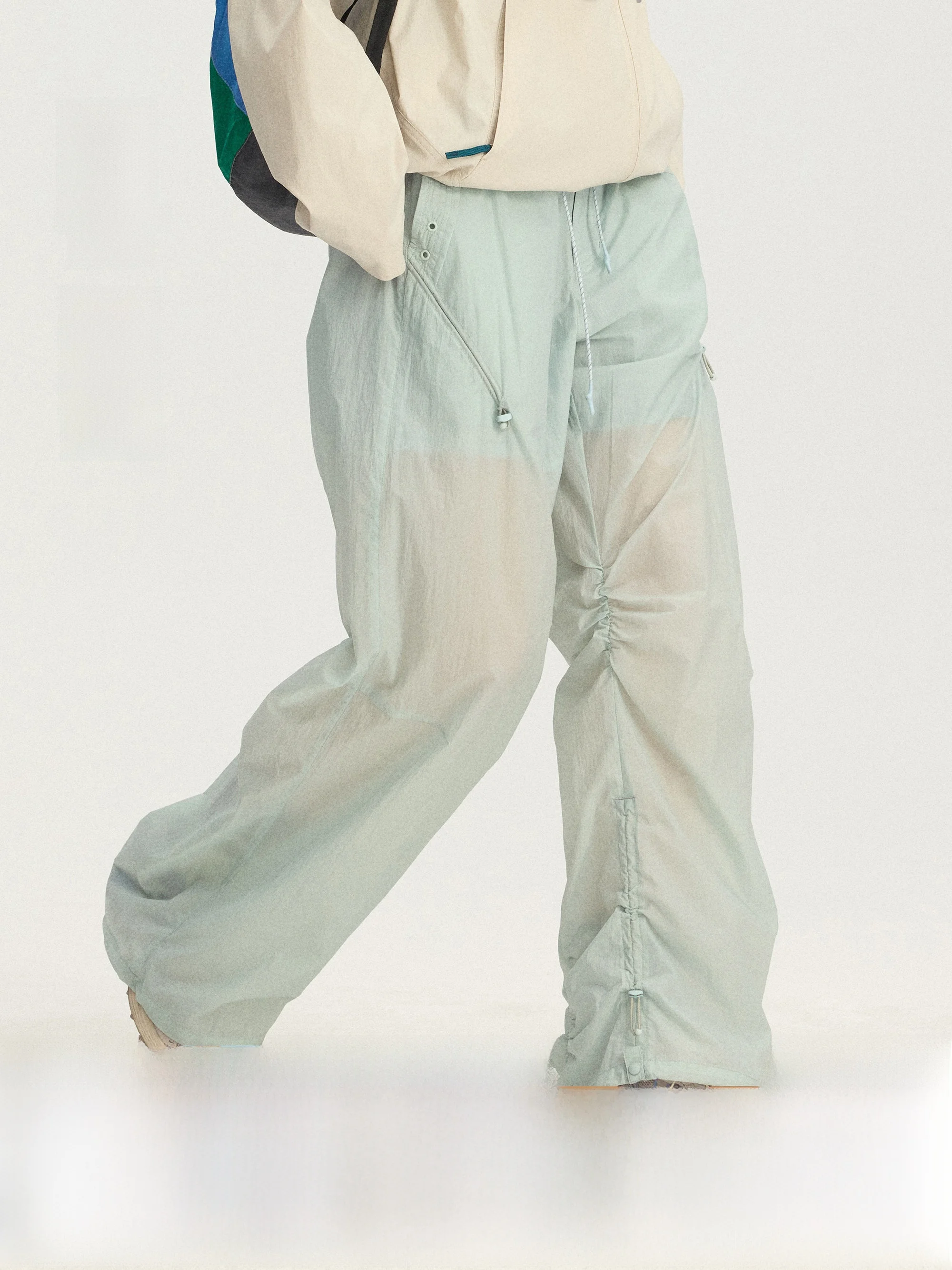 

Monterest Lightweight Outdoor Water-Resistant UPF50 Sunshade Adjusting Casual Pants Paratrooper Style Drawstring Low Waist Ny...