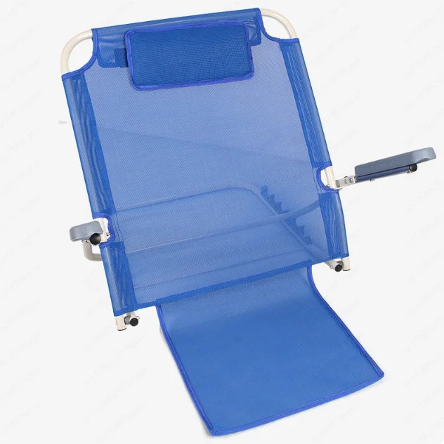 Foldable Bed Backrest Chair - Adjustable Support for Elderly Sitting & Reclining, Home Assistive Device