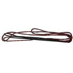 16 Strands Archery Recurve Bow Longbow Replace Bowstring Fit 48''-70''Bow Black And Red Bow String Shooting Accessories