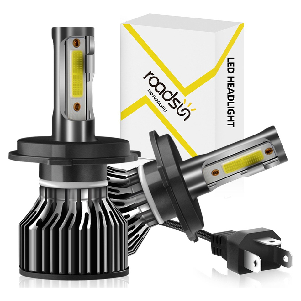  Roadsun H7 9003 H4 LED Headlight High Lumen H11 H1 H3 H8 H9 9005 HB3 9006 HB4 9012 HIR2 Turbo Lamp 6500K Car Light H13 9004 9007 