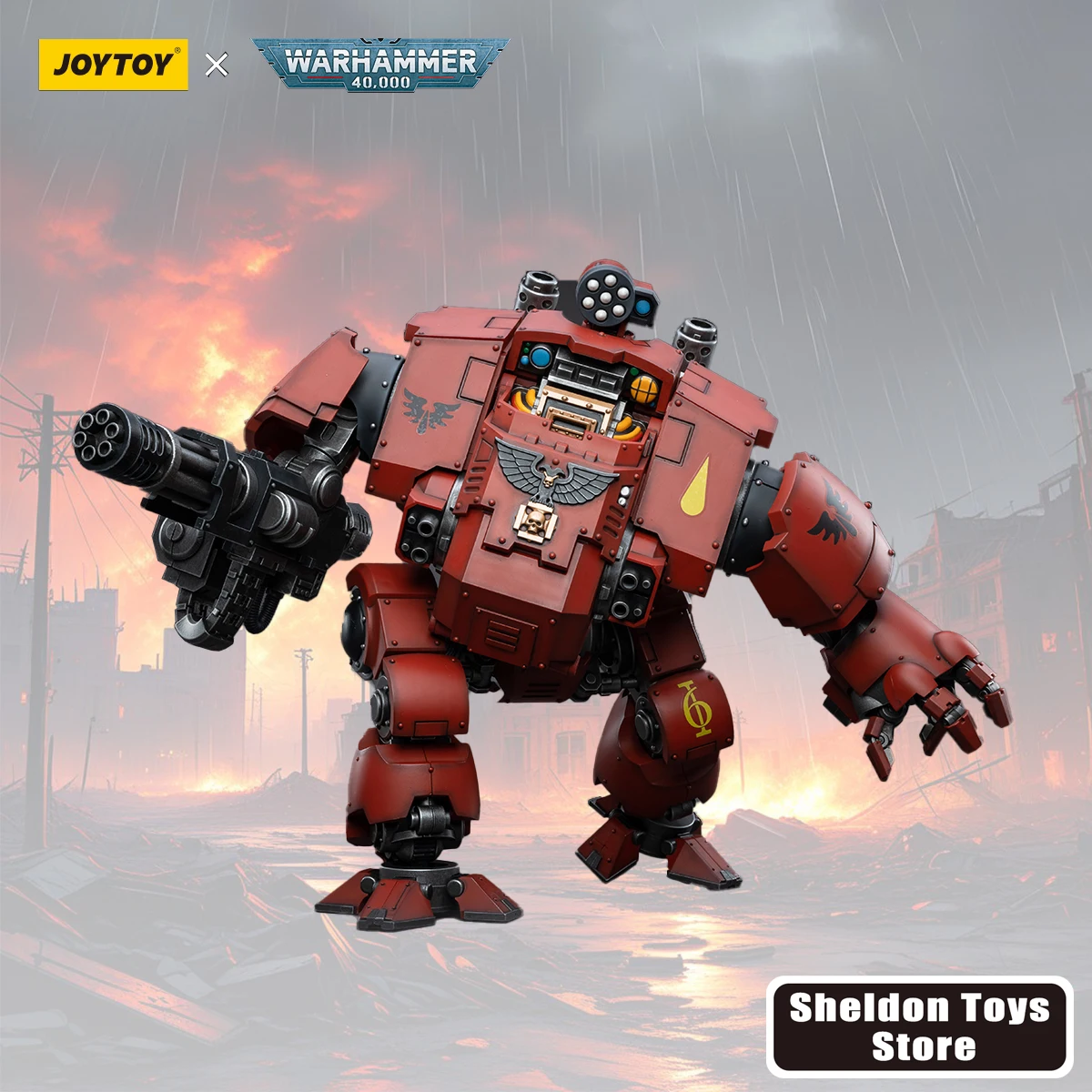 JOYTOY Warhammer 40K sangre ángeles Redemptor Dreadnought figuras de acción de juguete muñeca Dreadnought modelo móvil Mecha colección de Fans