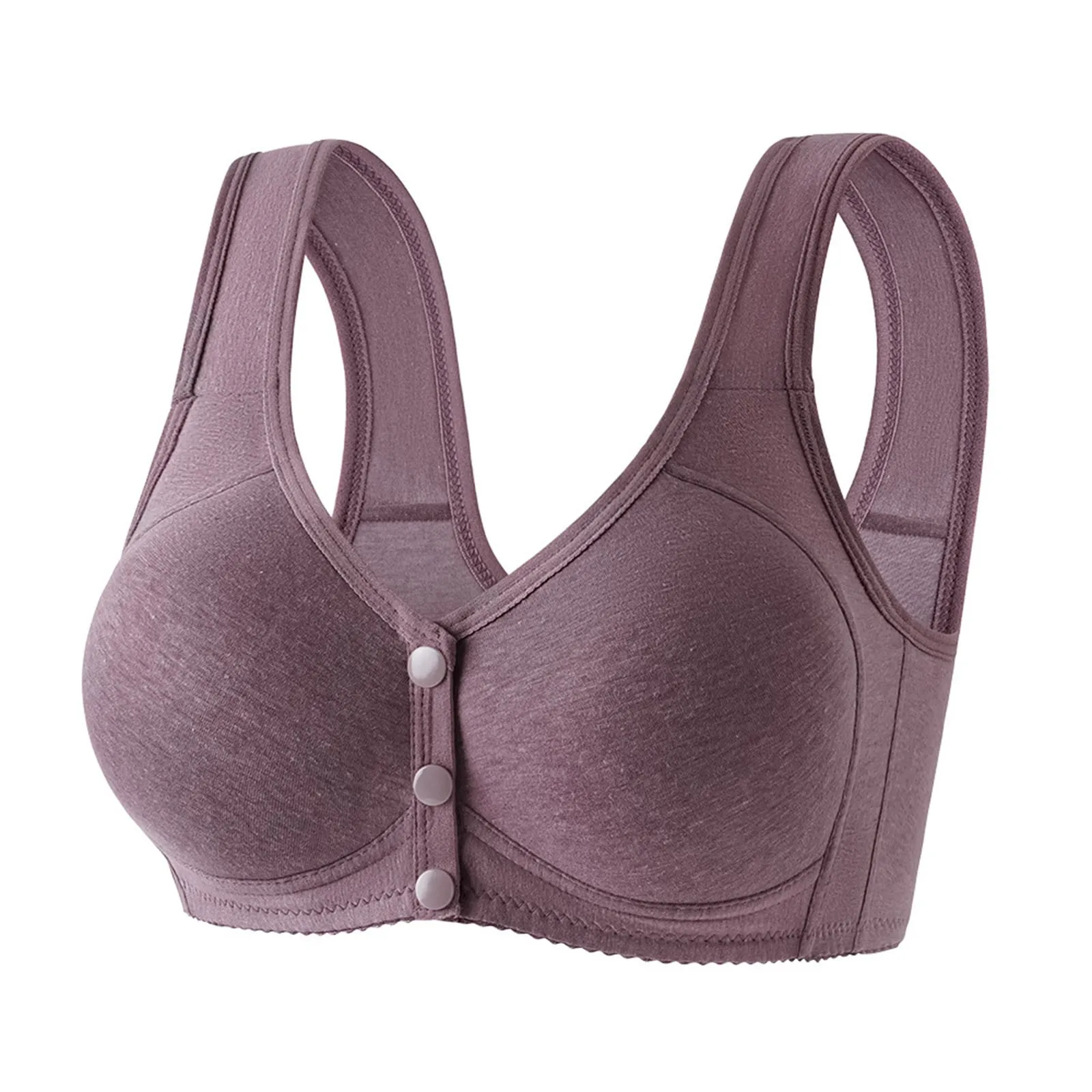 Women's Comfortable And Sexy Transparent Shoulder Strap Cordless Backless Spongeless With Womens Bras Push up No Underwire