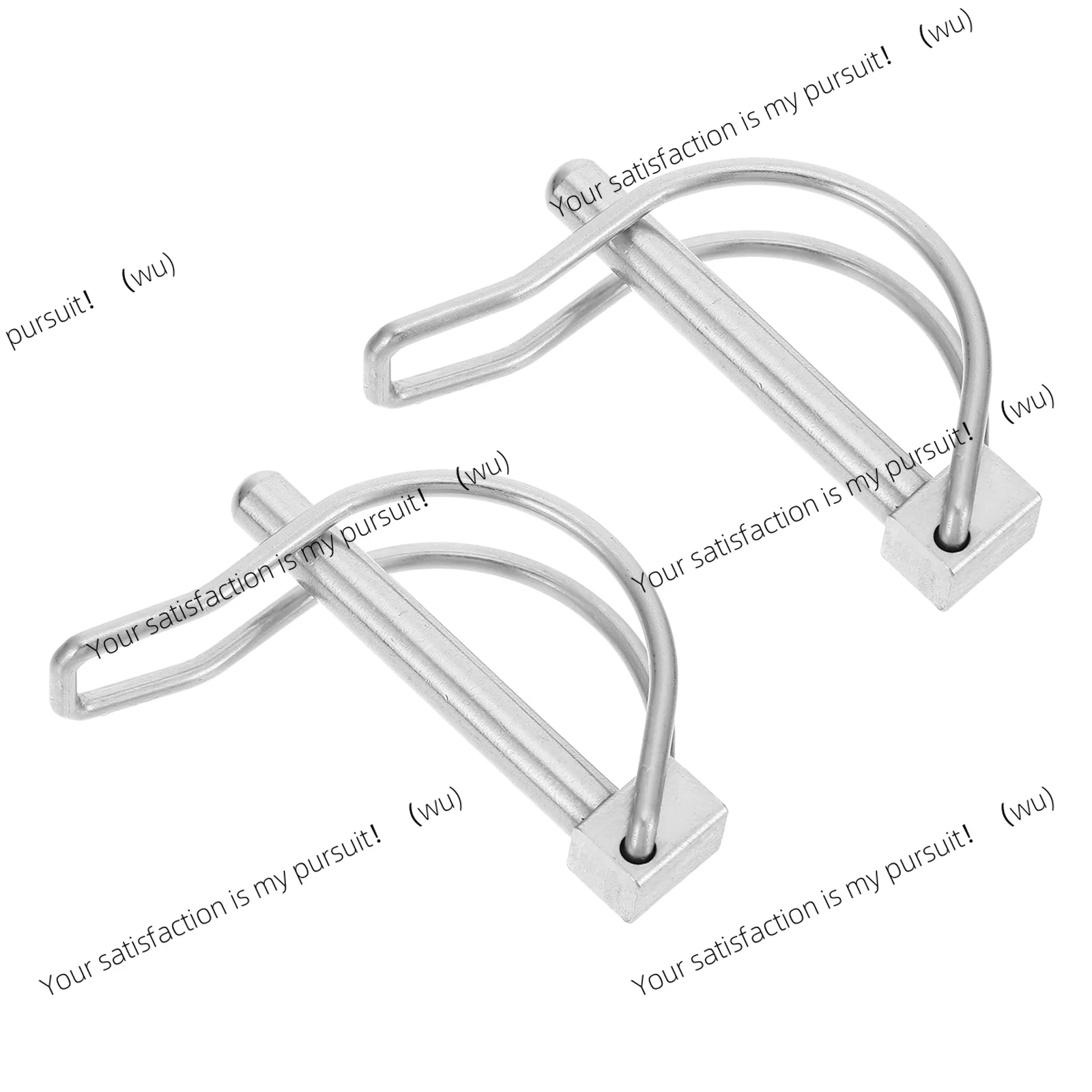 2 Pcs Trailer Coupler Towing Safety Wire Lock Shaft Locking Coupler For Lawn Marine Loading Boat Hitch Hook