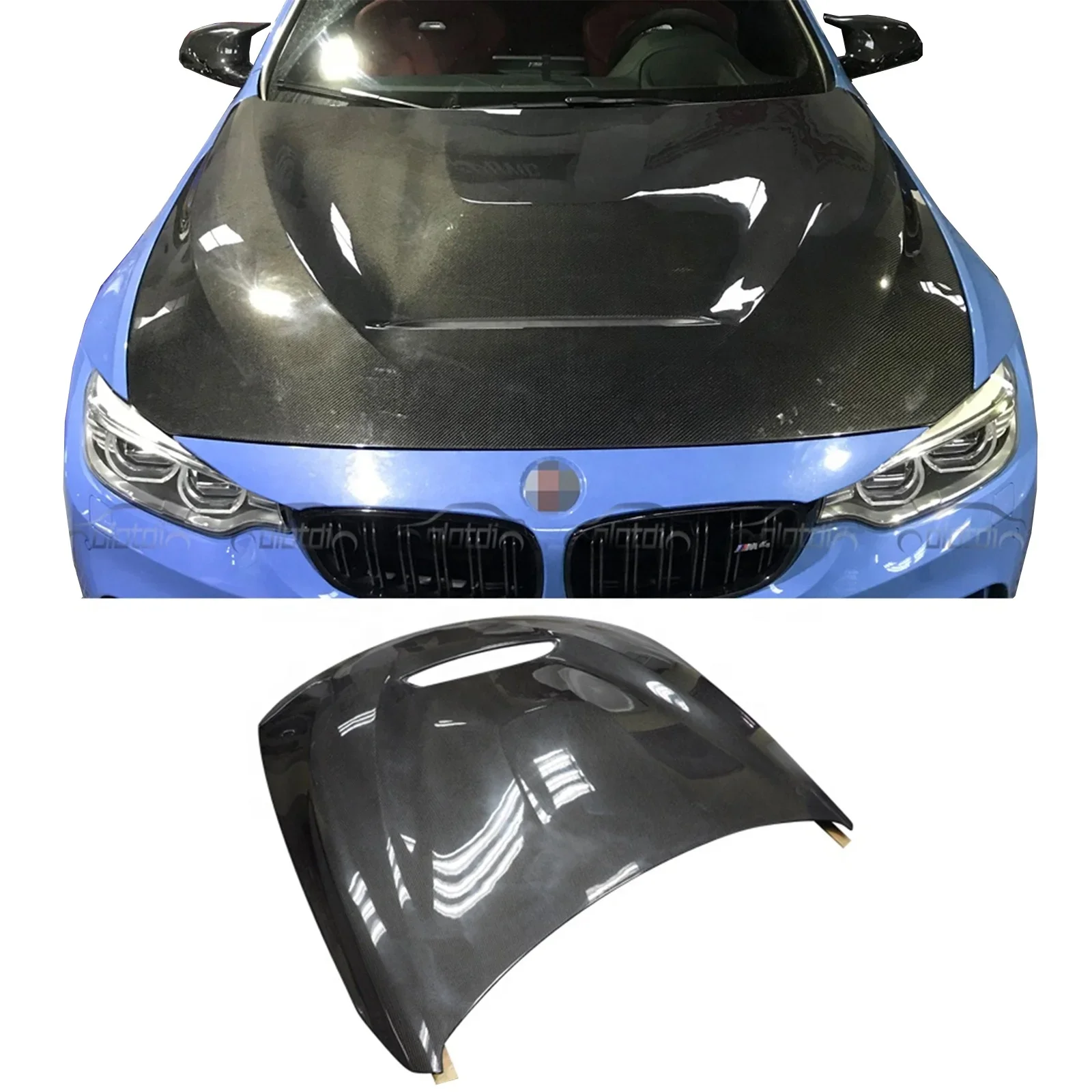 One Side  GTS Style regular Carbon Fiber Hood Bonnet for F80 F82 F83 M3 M4