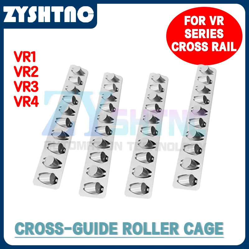 VR series stainless steel roller cage cross guide rail row cross guide rail roller bar cage stainless steel/copper cage