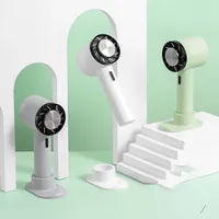 1pc Portable Hand Fan Mini Handheld Air Cooler Outdoor Semiconductor Refrigeration Cooling 2200mAh Battery USB Rechargeable