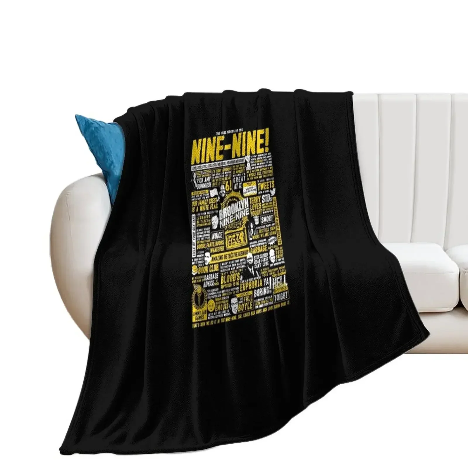 Wise Words of the Nine-Nine Throw Blanket Thin Decorative Sofa Blankets