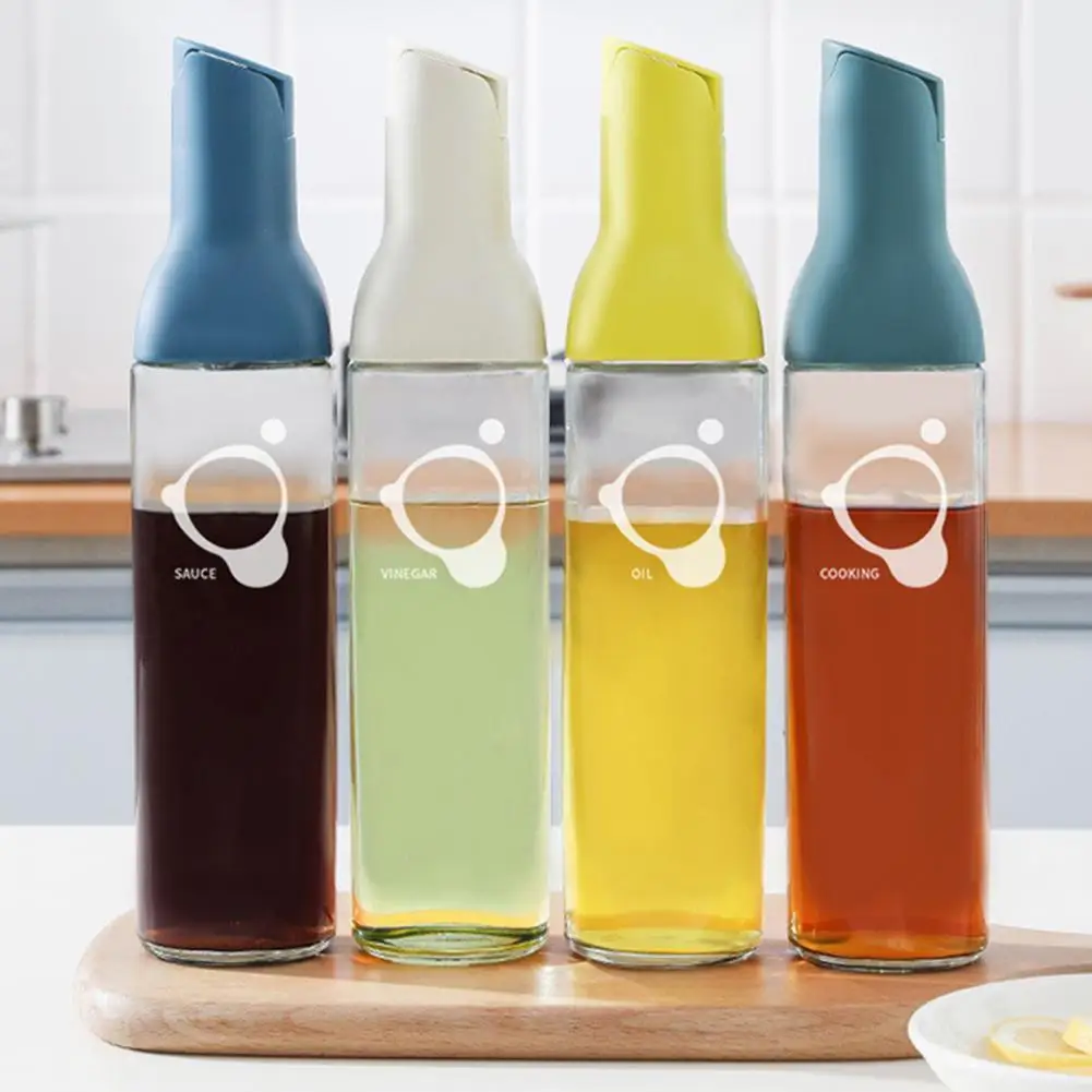 

Countertop-friendly Oil Bottle Oil Bottle with Good Sealing Performance Leakproof Glass Oil Dispenser Easy-to-use for Seasoning