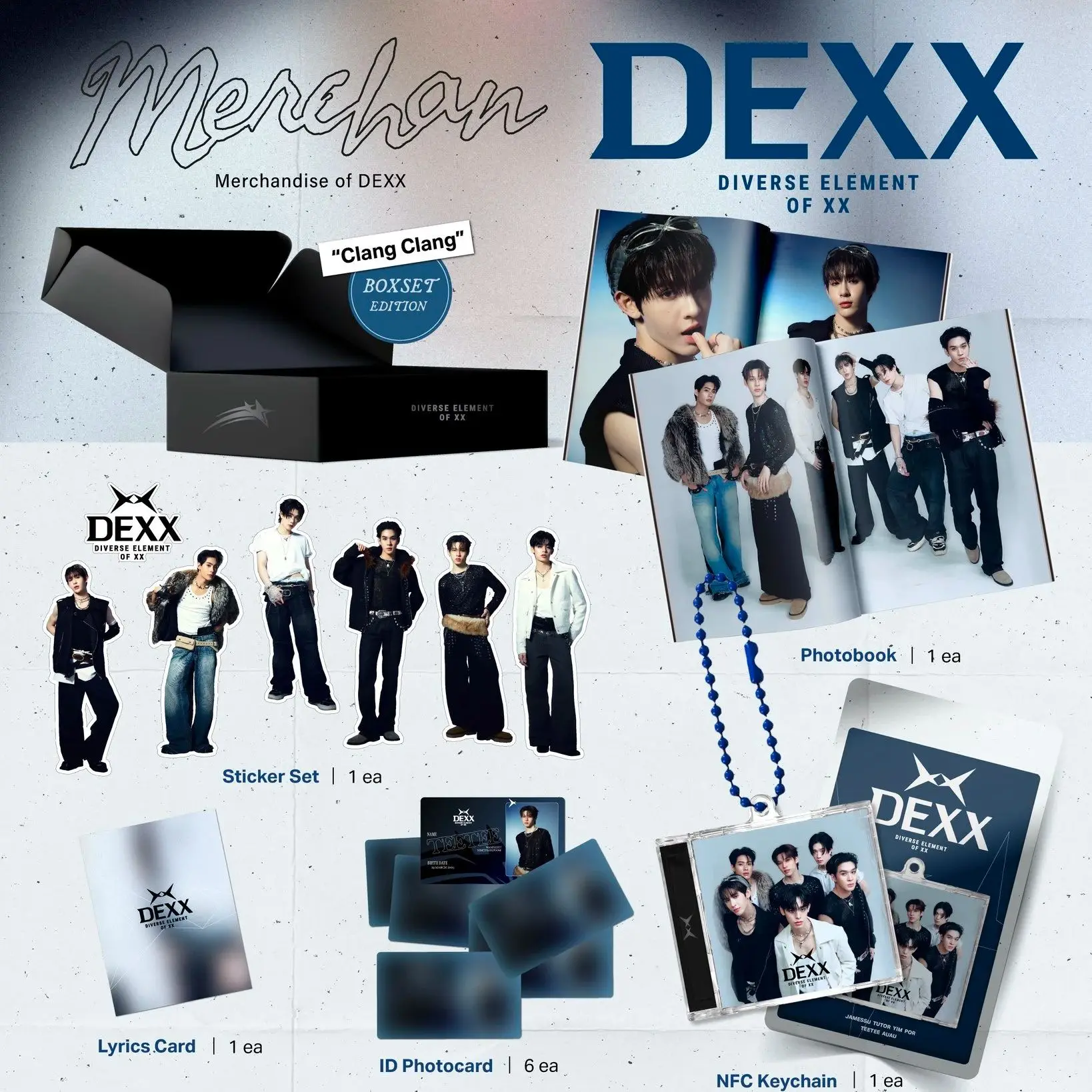 DMD DEXX Porトレカ 2025 Pre-sale DEXX Diverse Element Of XX Merchandise Of XX Sticker