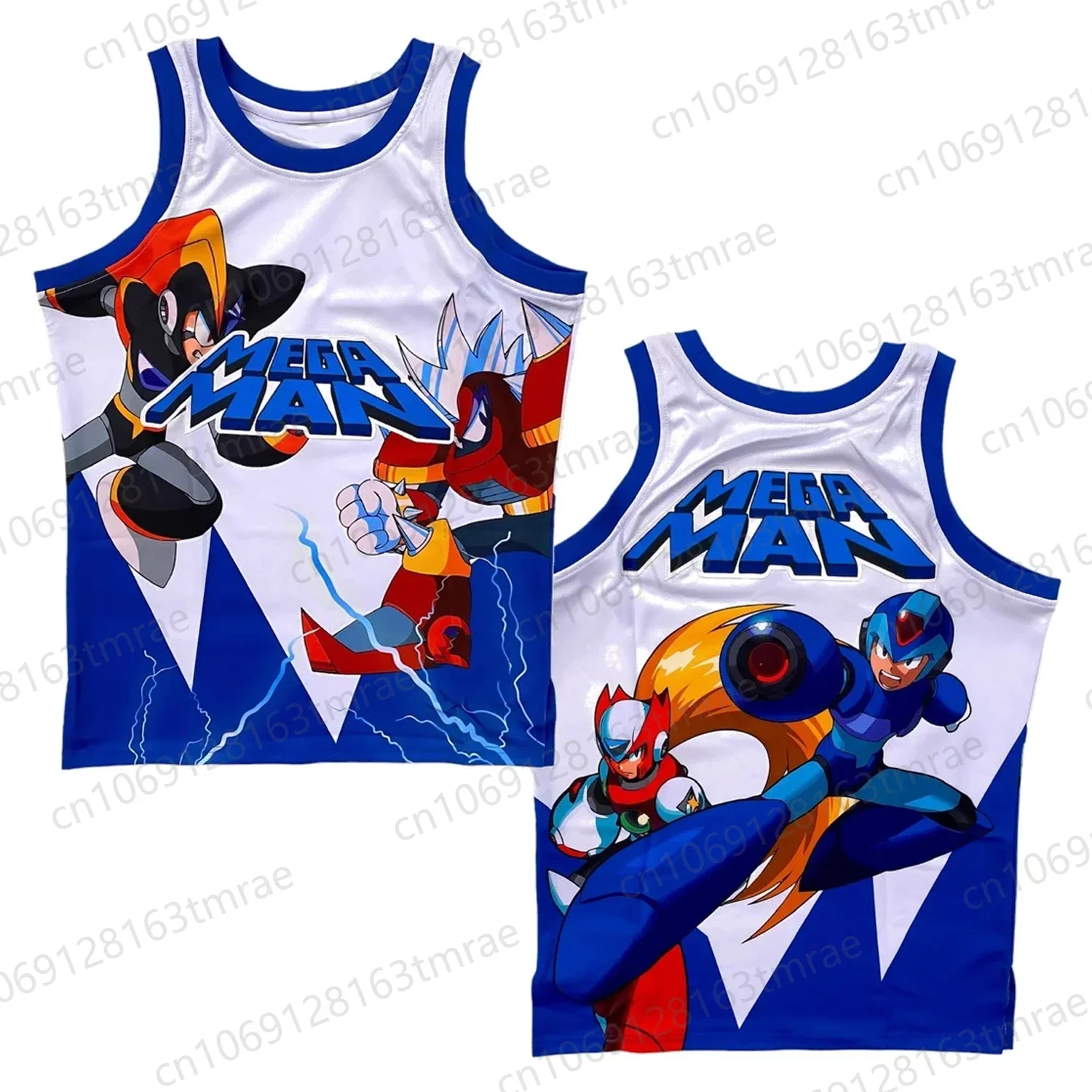 

2024, новый мужской летний головной убор Mega Man, классический баскетбольный трикотаж премиум-класса