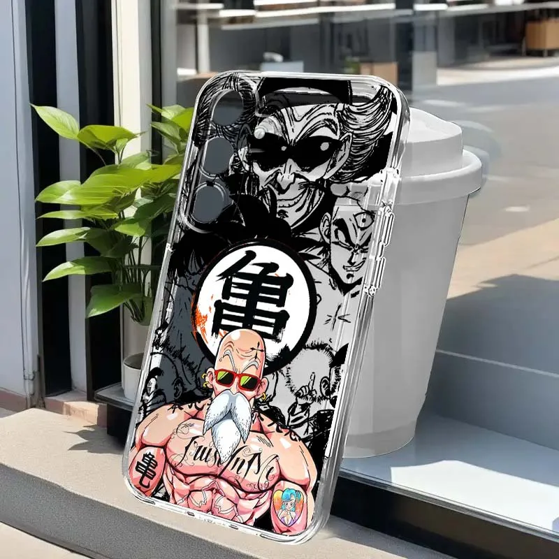 

D-Dragones Art B-Balls Phone Case For Samsung Note 20 10 Ultra A56 A50 A36 A34 A33 A31 A26 A24 A23 A16 A04 A06 5G Transparent