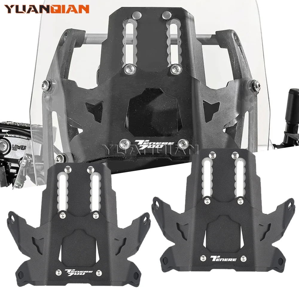 

Motorcycle 60mm Riser Windshield Adjustment Bracket For Yamaha Tenere 700 2020 2021 2022 2023 2024 Tenere700 Rally World Raid