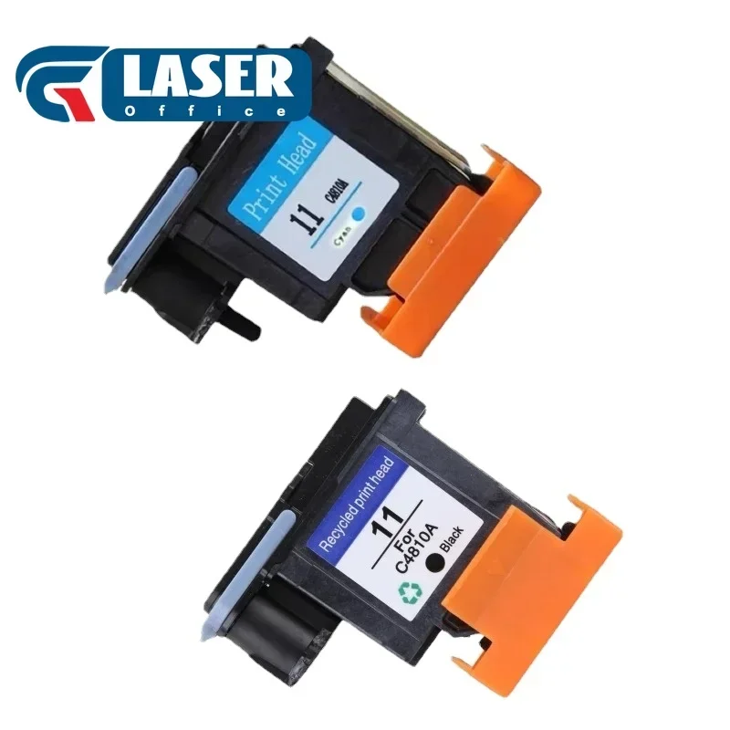 

2pcs. New OEM C4810A C4811A C4812A C4813A Printhead 11 Print head For HP 500 800 510 100 110 111 120 1000 1100 Print head