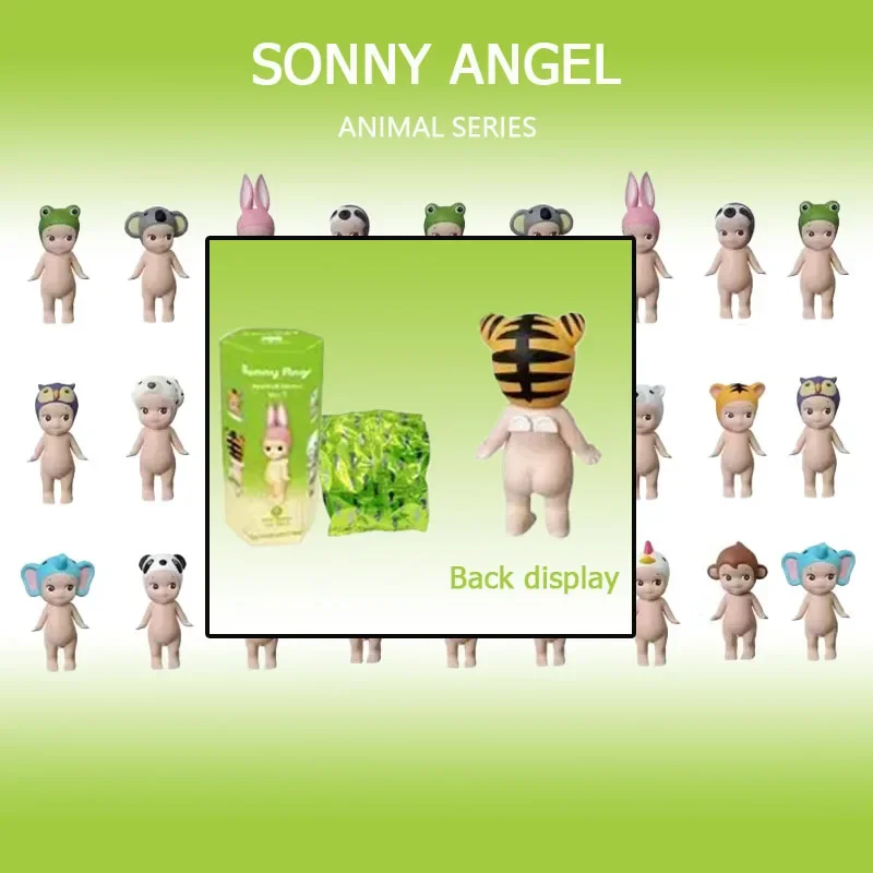 Sonny Angel สัตว์ Stand up Mini อะนิเมะตุ๊กตาอุปกรณ์เสริมตุ๊กตาเด็กของขวัญวันเกิดคริสต์มาส