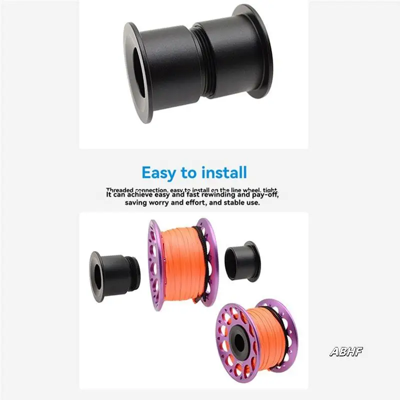 

Scuba Diving Reel Central Shaft Axle, Secure Spool Design, Ideal For Underwater Enthusiasts