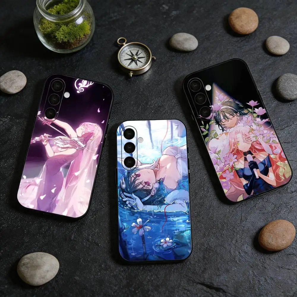 Alien Stage Sua Mizi  Black Soft Case for Samsung Galaxy A73 72 71 70 53 52 A1 Others Cover