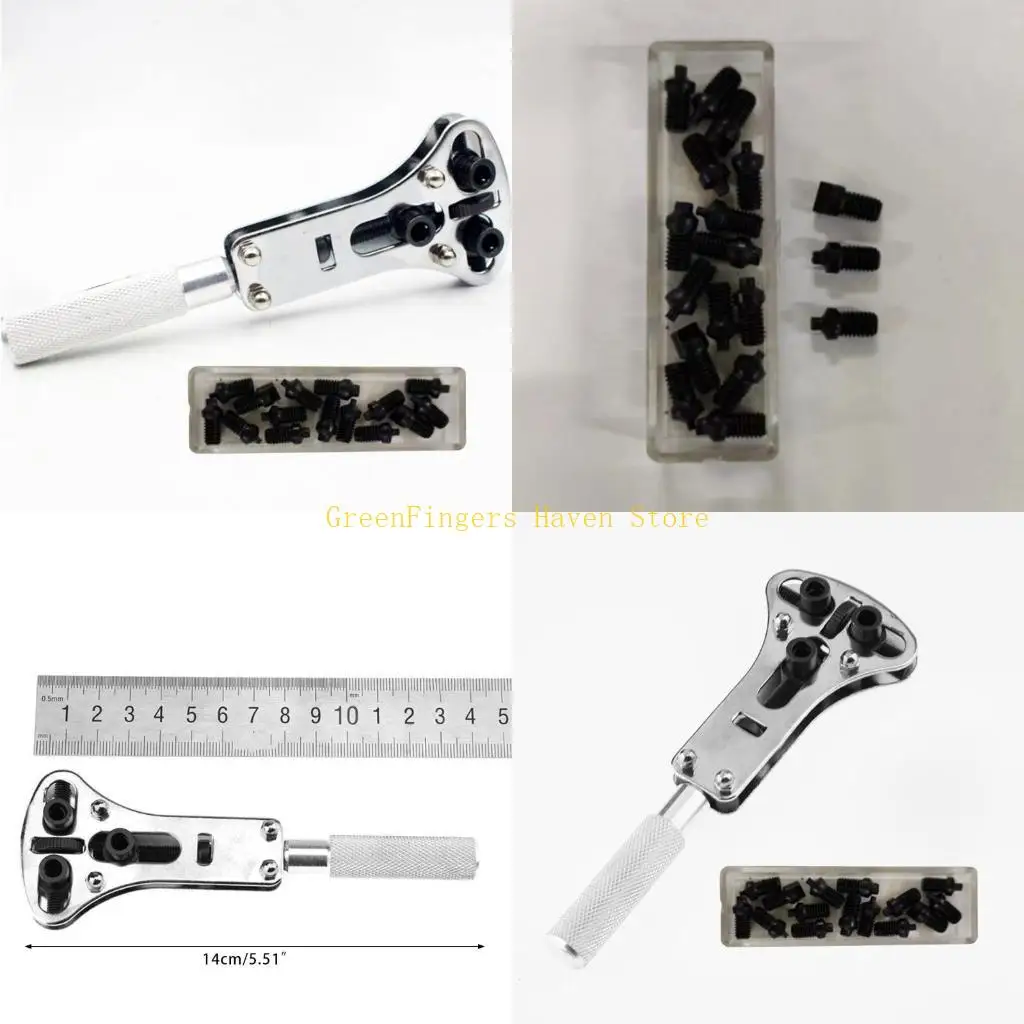 

F68D Watch Repair Tool Set of Back Opener Wrench Repair Change Battery Yourself