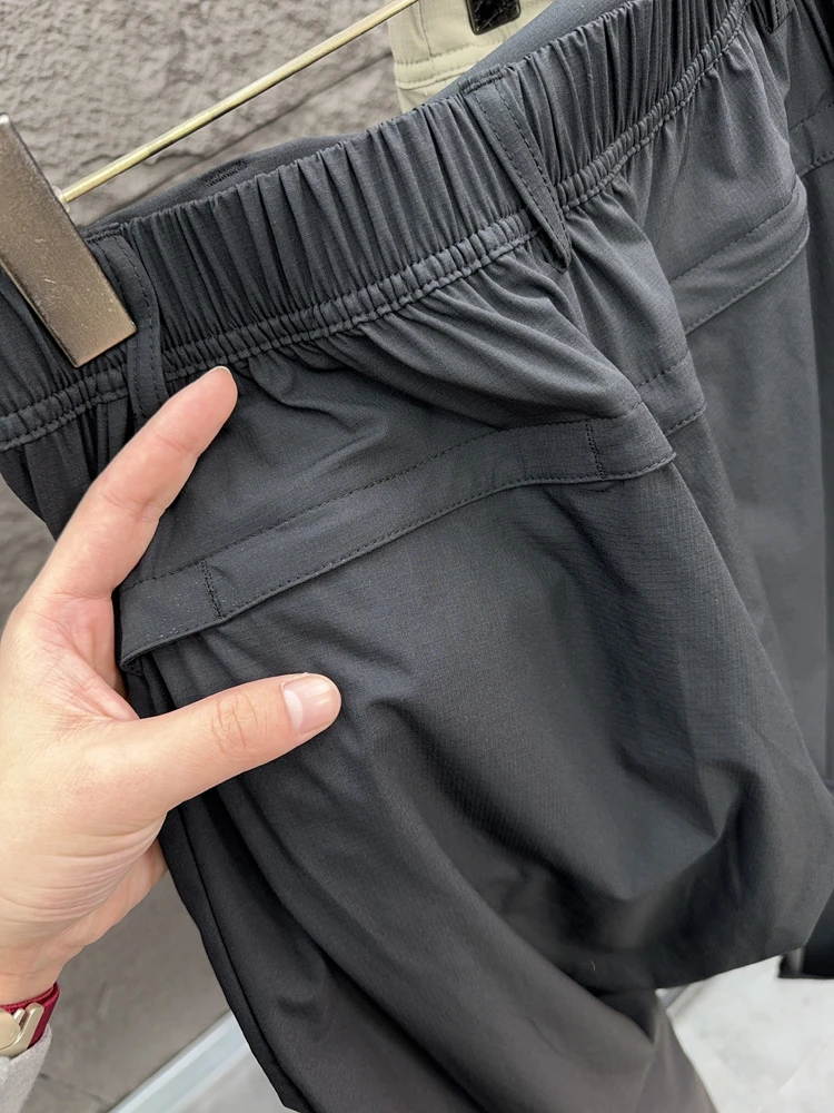 

Men's Outdoor Casual Pants Qui Dry Straight Leg Breathable Spring Summer Pure Color Comfortable Lightweight Cargo Trousers