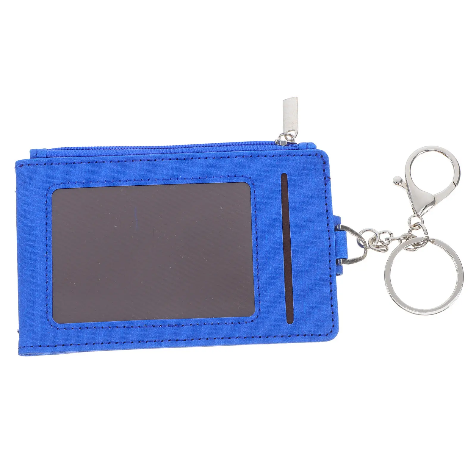 PU Card Holder Keychain Car Key Cover Waterproof Id Badge Bus Pass Organizer Business Office Daily Card Protection Case