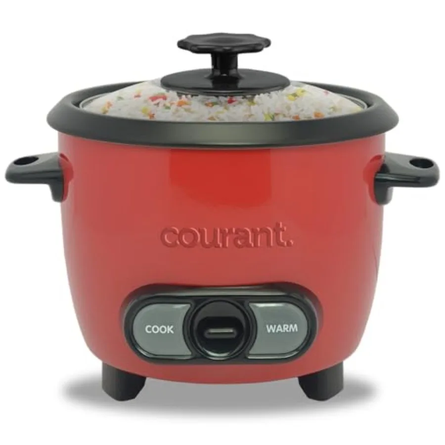 

Rice Cooker 8-Cup Cooked Removable Non-Stick Bowl One Touch Rice Cooker