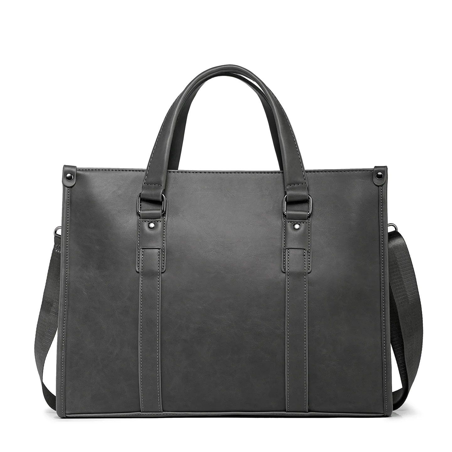 

Мужской портфель-тоут, деловая сумка на плечо для мужчин, 2026, офисные мужские сумки из искусственной кожи, брендовые мужские рабочие сумки для ноутбука