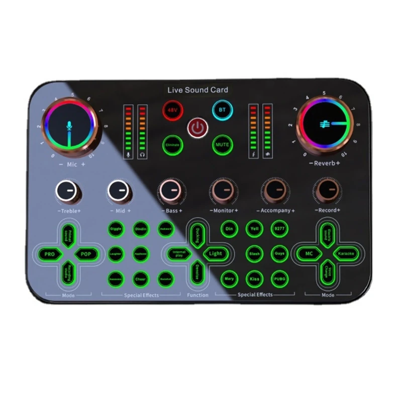 

Live Sound Card Professional Quality Singing Broadcast on Phone Computer Drop shipping