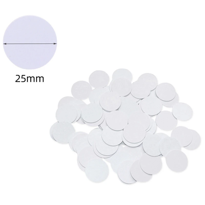 100 Pcs 13.56Mhz NFC Ntag215 Card Coin NTAG 215 Card Label 25 Mm Diameter Can Be Used For Homemade Amiibo Easy To Use