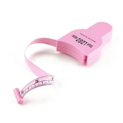 Measurement Tools Pink Retractable Arm Circumference Tape Measure Fitness Health Retractable Body Measuring Tape Custom Logo