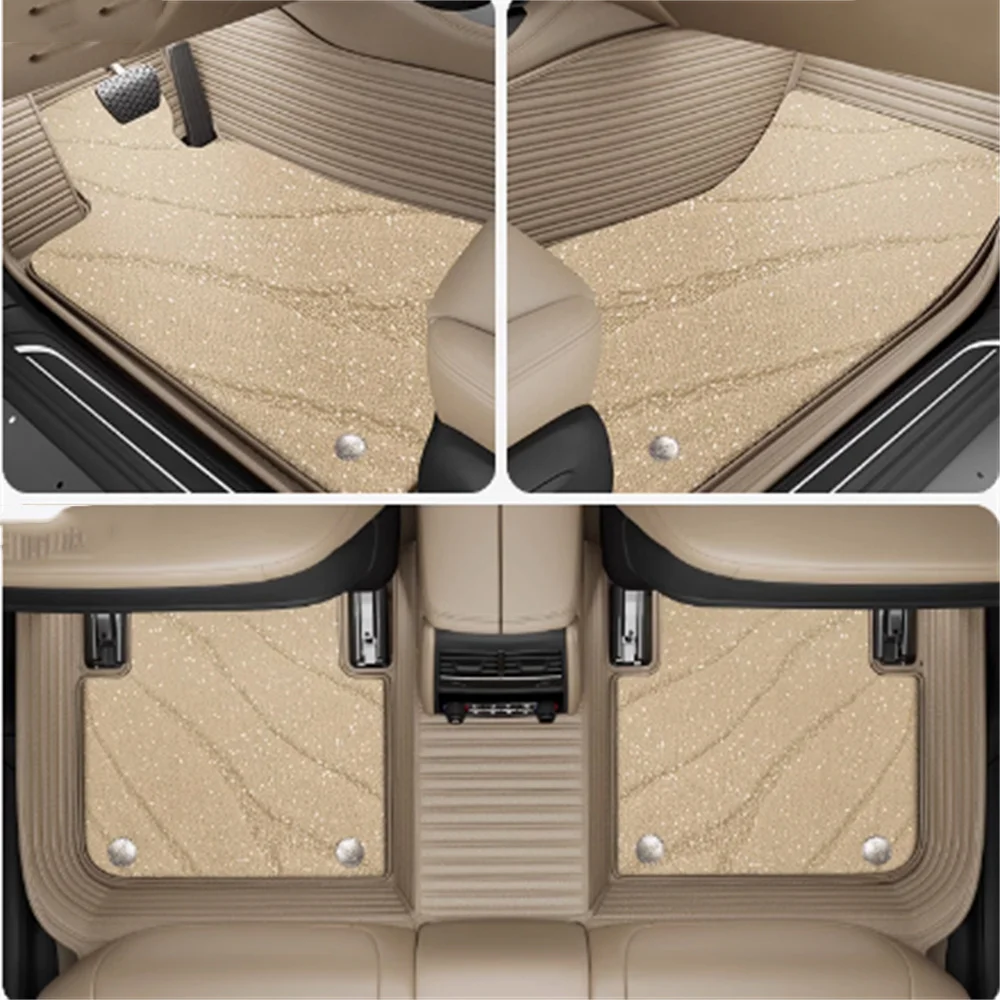 Custom Car Floor Mats For BMW 3er F30 G20 3GT Gran Turismo F34 Auto Carpets Double Layer Accessories Foot Coche view 3