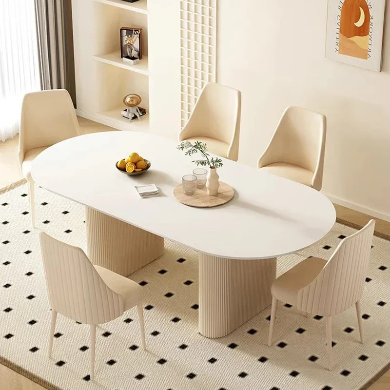 

Designer Office Dining Table Coffee Conference Modern Corner Balcony Picnic Dining Table Gaming Mesas De Comedor Salon Furniture
