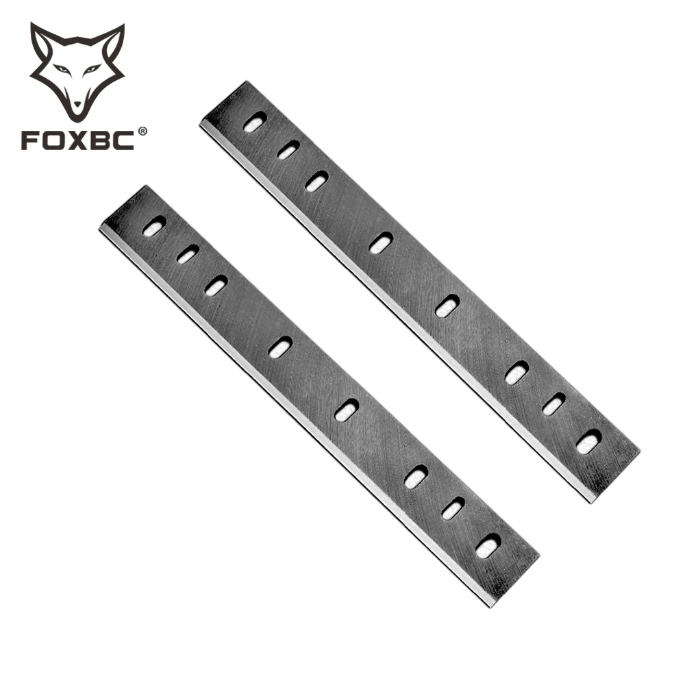 FOXBC-lâminas plainas para trabalhar madeira, Ryobi, AP10, AP10N, faca plaina de madeira, 263mm, 2 unidades