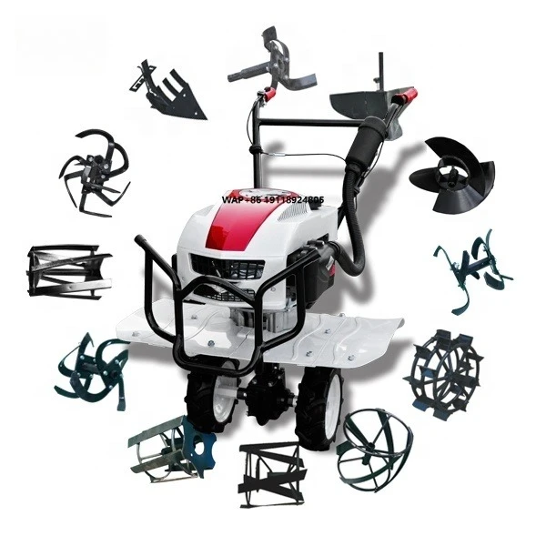 Chinese 3-row Seed Planting Machine Hand Push Seeder Power Tiller Seeder
