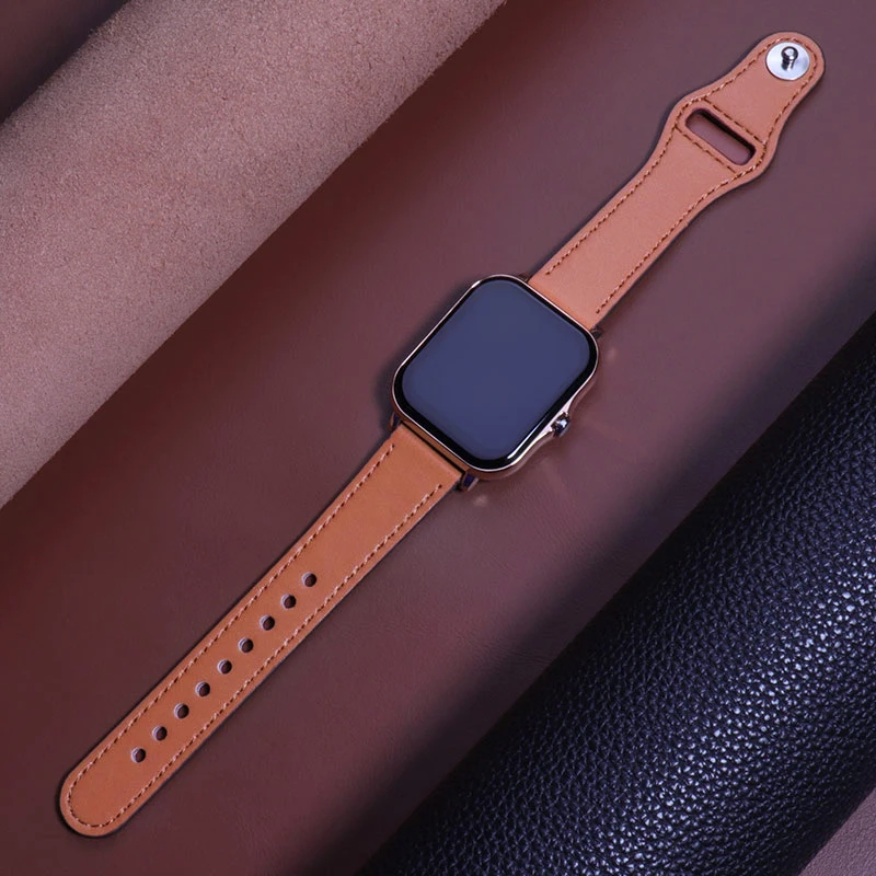 22mm Leather band For Amazfit GTS 4/3/2/2e/GTS2 Mini/GTR 4/3 Pro/2/2e/stratos 3 20mm Watch strap Bracelet Amazfit bip-U-S-lite