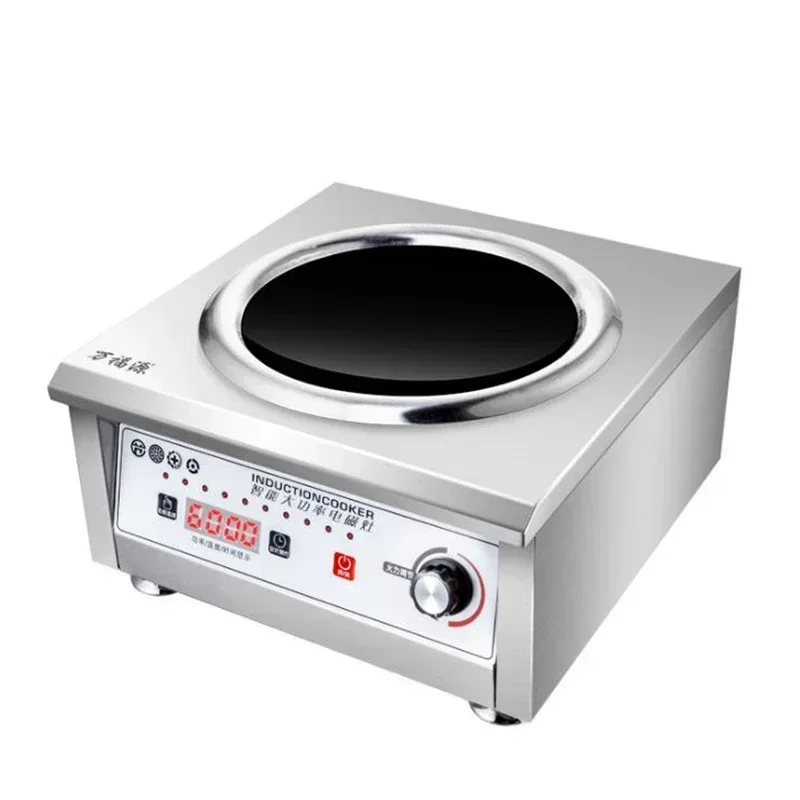 New Commercial Induction Cooker High-power 6000W Concave Cooker Timed And Fixed Temperature Appointment