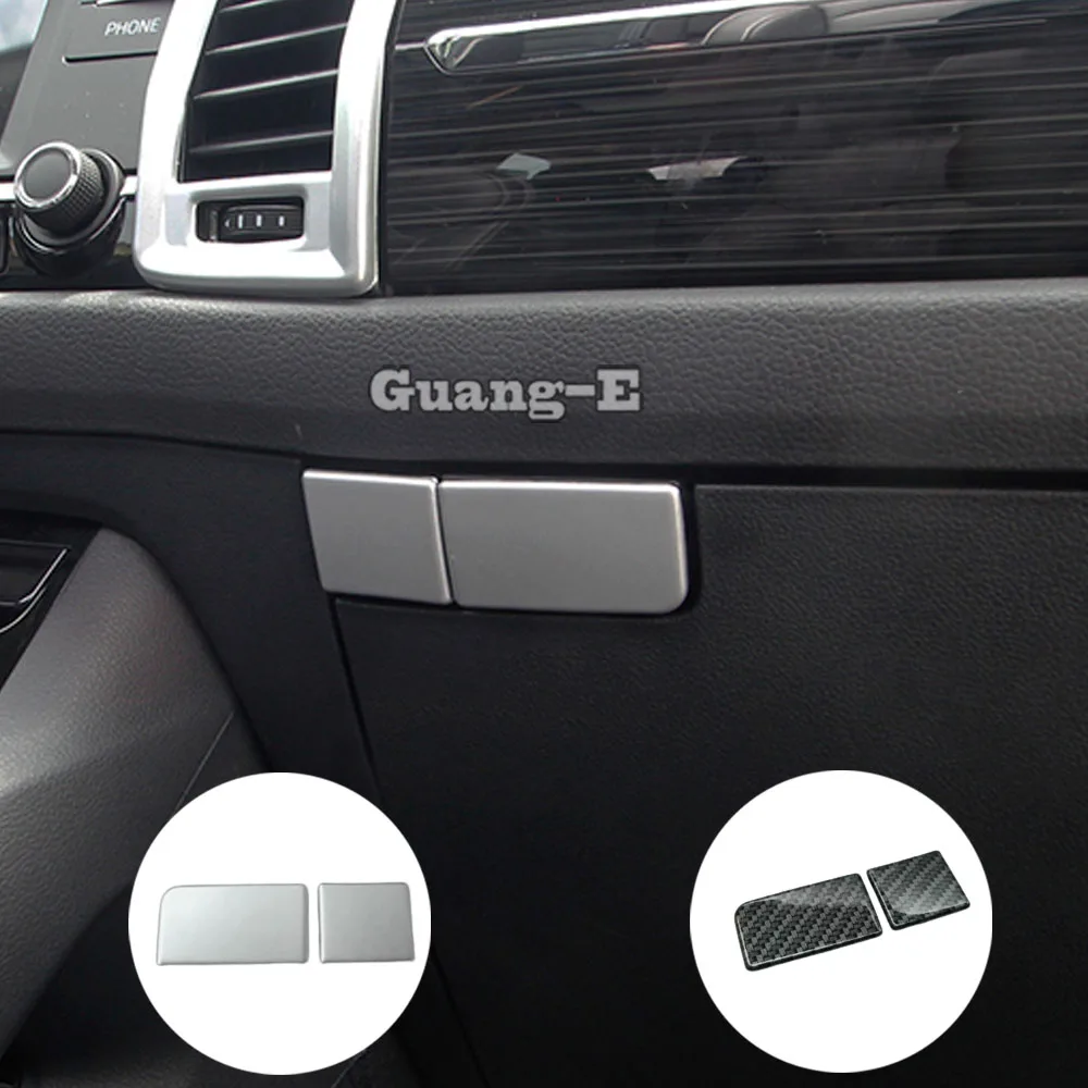 

Car Body ABS Plastic Co-pilot Glove Box Front Trim Lamp Panel Frame Hood 2PCs For Skoda Kodiaq 2017 2018 2019 2020 2021 2022