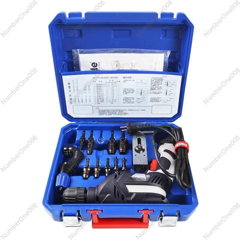 

Manual Copper Aluminum Tube Flaring Kit for Refrigeration Air Conditioning Repair with Expansion Dies & Reamer HVAC Tool Set