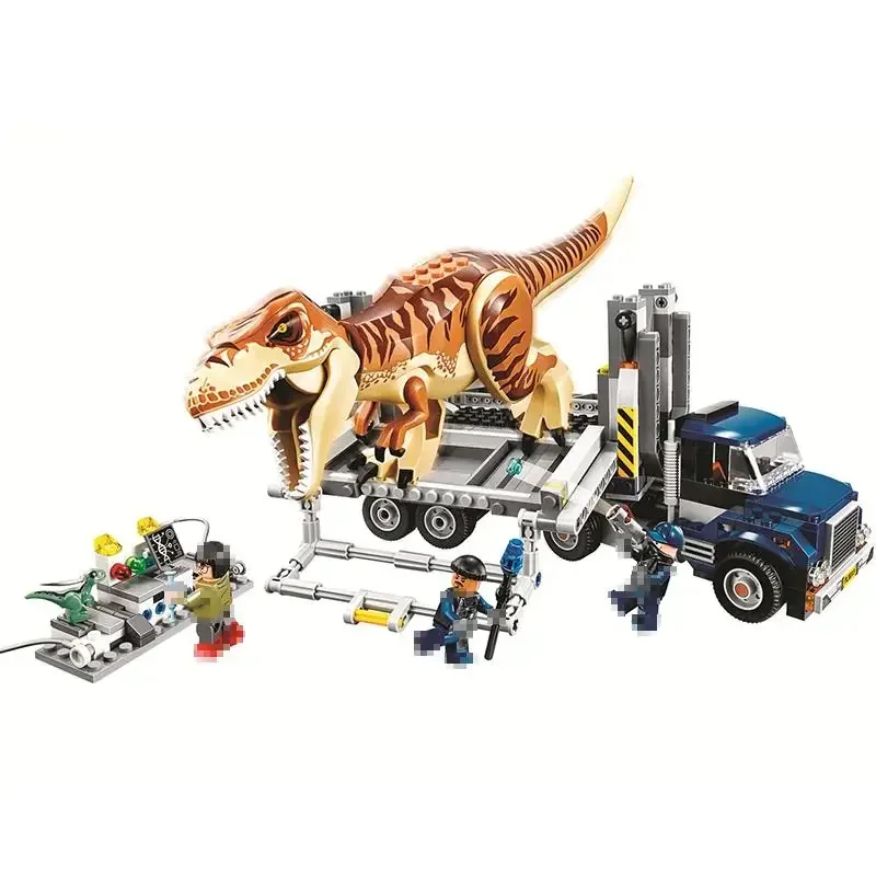 Miniso Disney Jurassic World Park Baryonyx Face-Off Treasure Hunt Building Block Legoing Jurassic 75935 Bricks Toys For Children