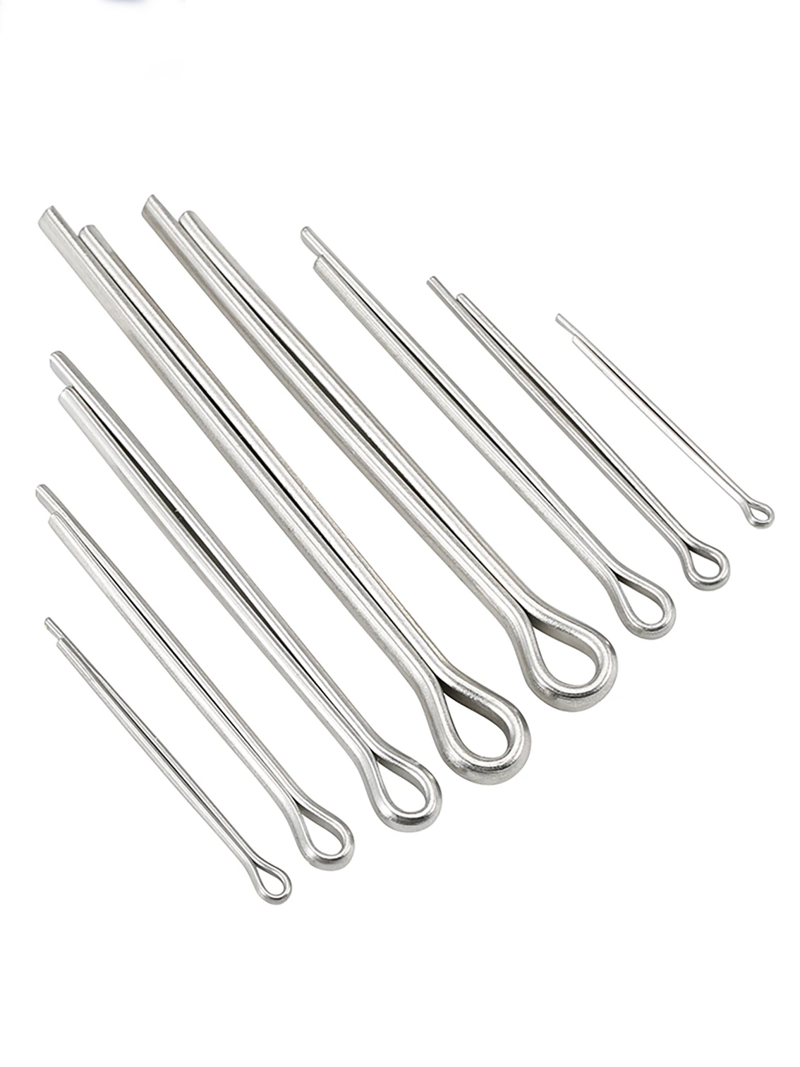 304 Stainless Steel Split Pin Positioning Elastic Locking Pin M1 M1.5 M2 M2.5 M3 M4 M5 M6 M8 M10 Pin Shaft Hair Clip Pin