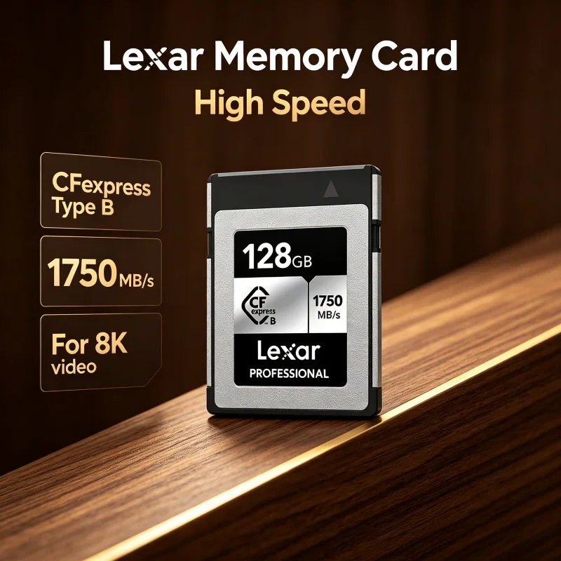 Lexar CFexpress Type B Memory Card CF express Type B Card 512GB Read 1750MB/s 128GB 256GB Storage Card For Photographers