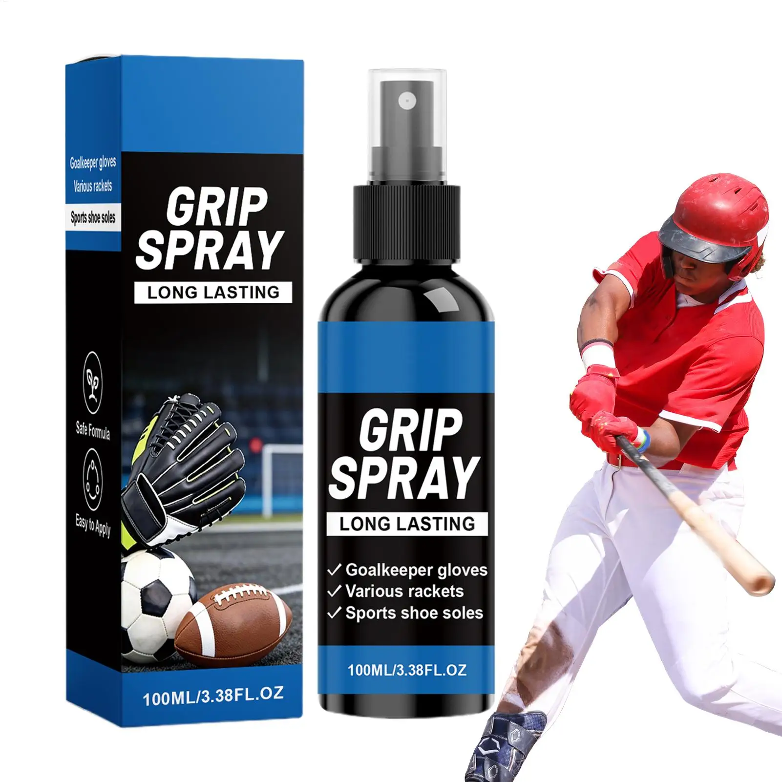 

100ml Basketball Shoe Grip Spray, Improve Sole Traction & Court Grip, Rejuvenate & Elongate Sneaker Life, Performance Enhancer