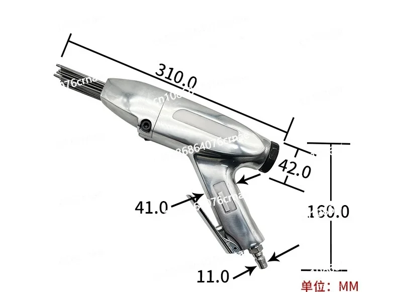 Pneumatic Air Needle Scalers, Multi-needle Rust Remover, Marine Pneumatic Derusting