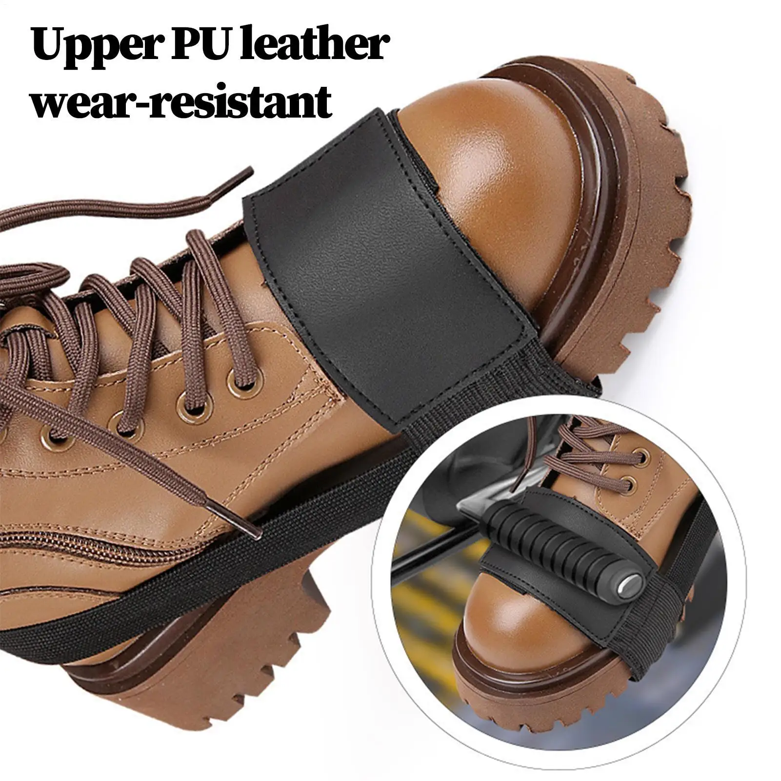 

Motorcycle Shift Pad Motorcycle Shoe Protector Anti-Slip Motorcycle Shifter Cover Cycling Supplies Boots Cover Protector Pad