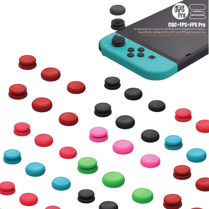 Skull & Co. JoyCon Thumb Grip Set FPS CQC Joystick Thumbstick Cover for Switch and Switch OLED -