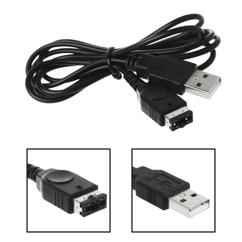 Y1UB USB Charging Cable Cord Power Supply Connection Line Charger Wire with Safe-protection for GBA SP Gameboy